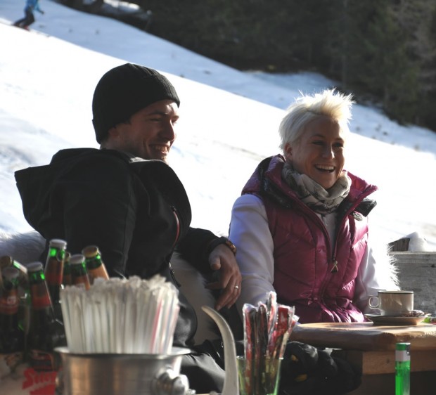 Sonnen auf der Terrasse