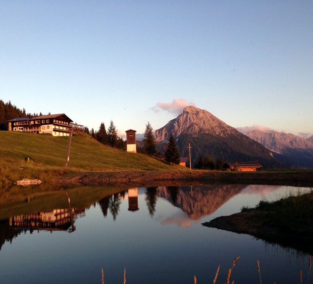 Bergsee vor der SchüttAlm