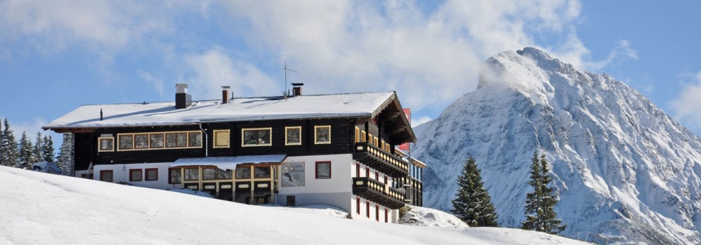 Die SchüttAlm im Winter