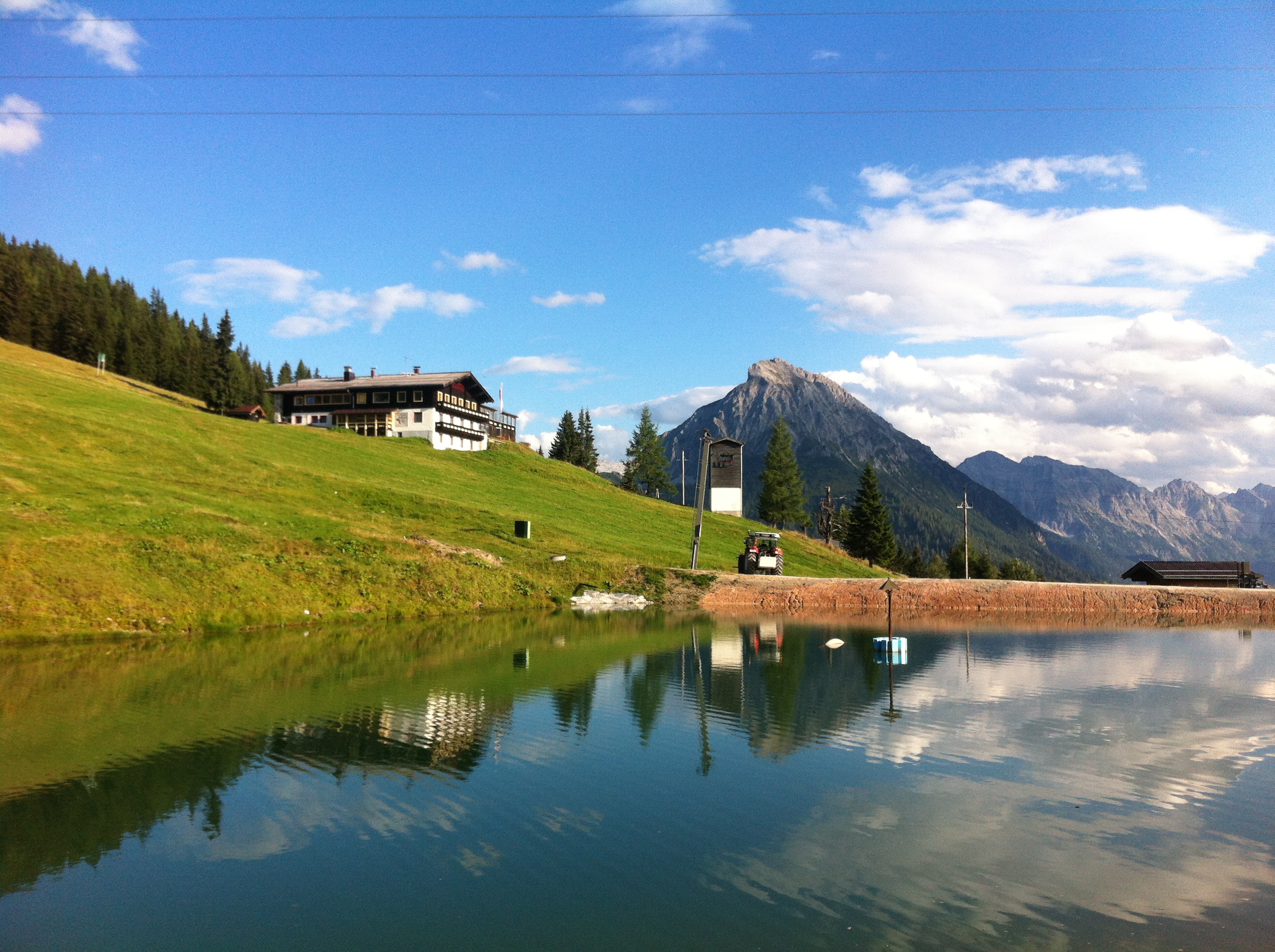 Almhütte in den Alpen
